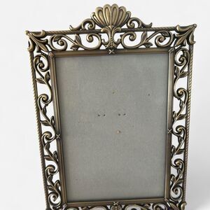 5x7 Brass colored Ornate Frame